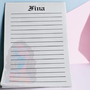 Lined Fina Notepad